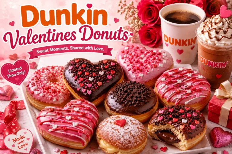 Dunkin Valentine Donuts 2026 Menu & Flavor Guide